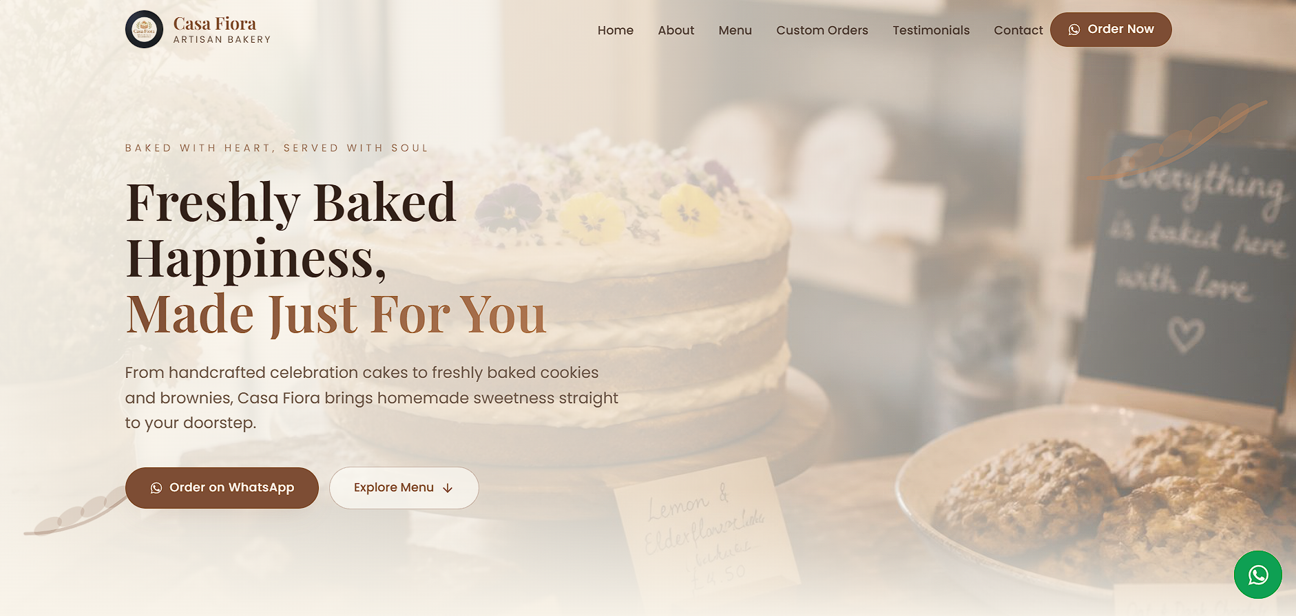 Casa Fiora website preview